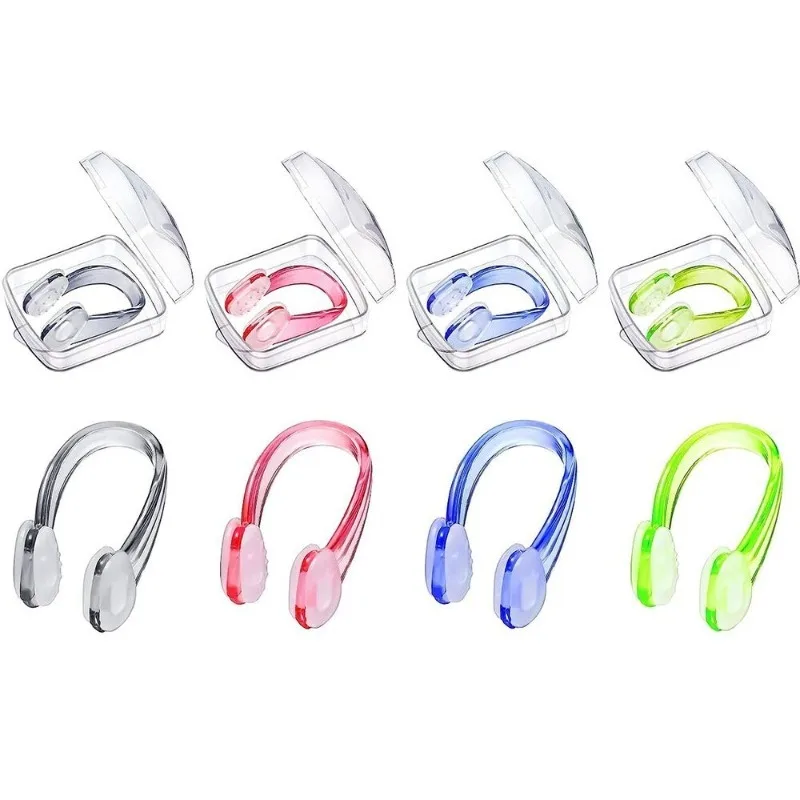 

Swimming Nose Plugs for Adults and Kids, Waterproof Silicone Swimming Nose Clip, Beach Accessories, Pool Accessories, 4Pcs