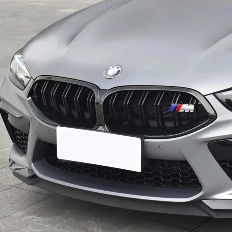 BMW 3D 프론트 그릴 배지 X1 X2 X3 X4 X5 F48 G01 E84 E83 F39 F10 F30 G11 G07 G86 G60 E60 차량 바디 장식 자동차 액세서리