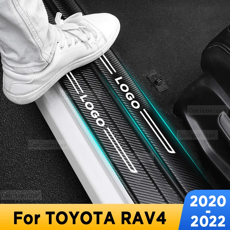 Car Door Sills Scuff Plate Threshold Protector Interior Imitation