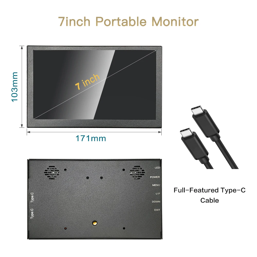 10 7ġ ÷ USB Type C Ы˫? 10.1ġ IPS ޴  ͺ  1024x 600  ġũ   ġ  ġ ޴ ޴ 
