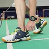 2025 New Professional Table Tennis Shoes Men Women Anti Slip Badmintons for Couples Blue Red Light Weight Badminton Sneakers 6