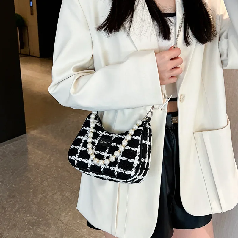 

Модная трендовая вместительная сумка-тоут, Новинка весна-лето 2023, модная и модная сумка-Кроссбоди на одно плечо для колледжа