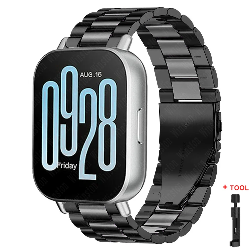 Stainless Steel Strap - Premium Metal Band Bracelet Wristband, 22mm