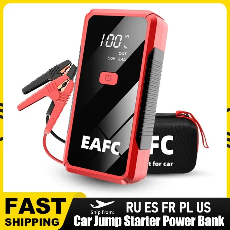1200A/600A Portable Auto Jump Starter Power Bank Starting Device For 12V 4.0L 3.0L Emergency Car Battery Booster Starter Charger