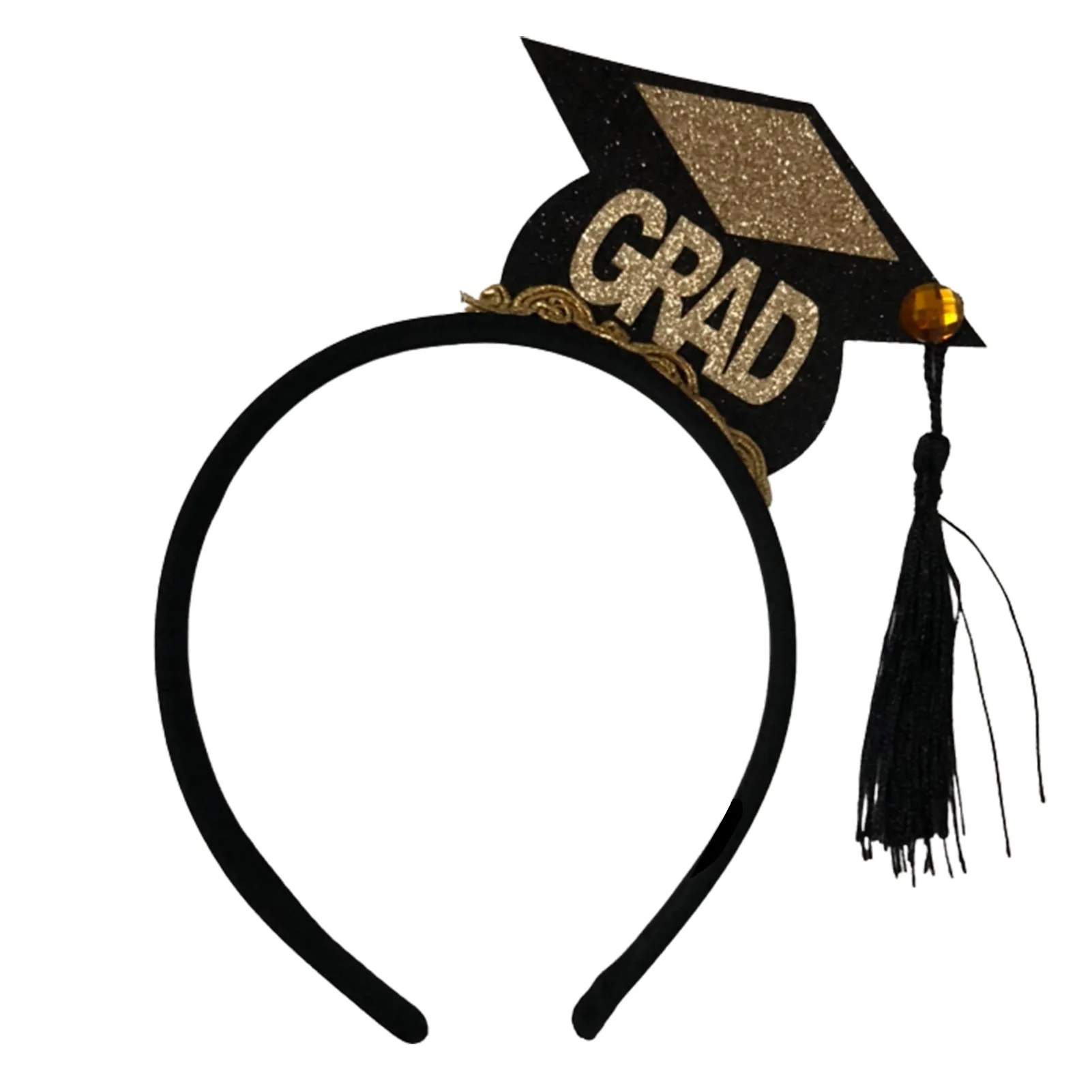 Graduation Cap Headband Hair Hoop With Mini Grad Hat 2022 Graduation