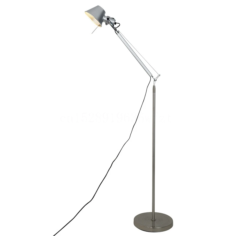 

Modern Simple LED Floor Lamp Minimalist Swivel Swingarm Metal Floor Lamp Living Room Decor Home Decoration Standing Lamp