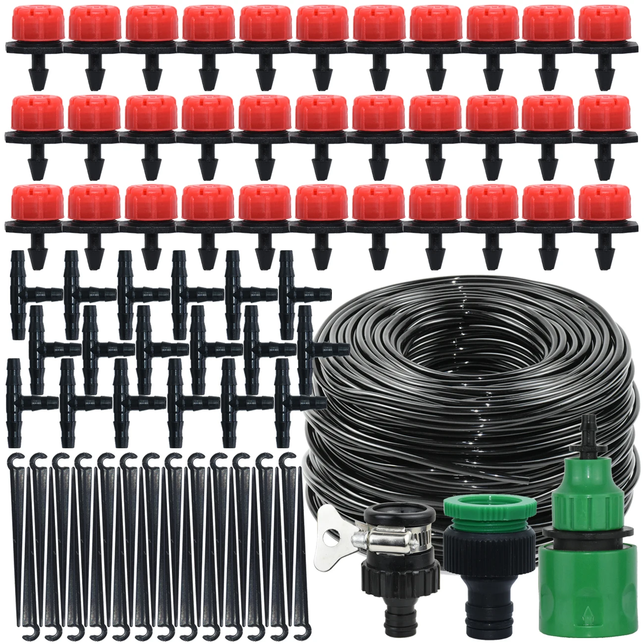 Drip Irrigation Kits KESLA Garden 15-25M 1/4 Automatic Watering Hose DIY Micro Dripper For Bonsai Greenhouse