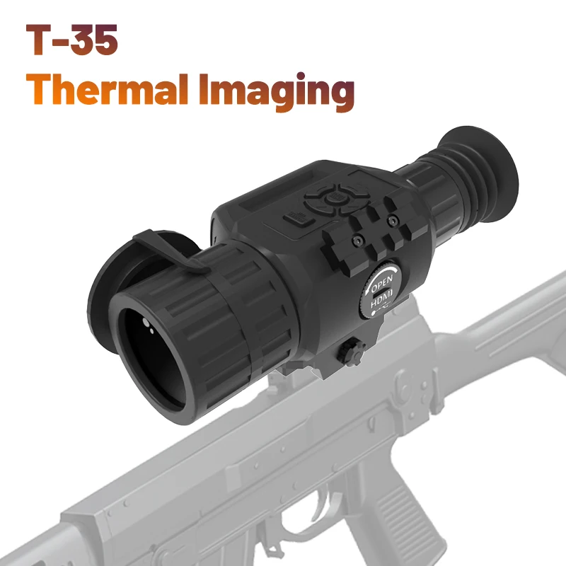 

ZIYOUHU T-35 Infrared Thermal Imaging Monoculars Camera Riflescope Tactical Night Thermal Imager Sight Scope for Outdoor Hunting