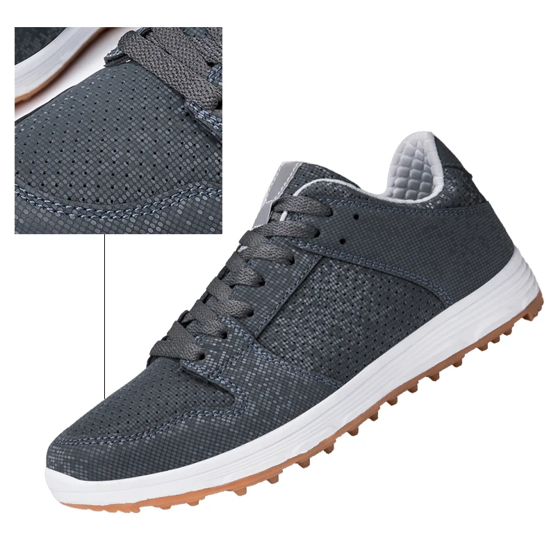 Breathable Leather Men Golf Shoes Non-slip Women Golf Shoes Rubber Sole Unisex Golf Wear Sneakers Comfortable Free Shipping 2023