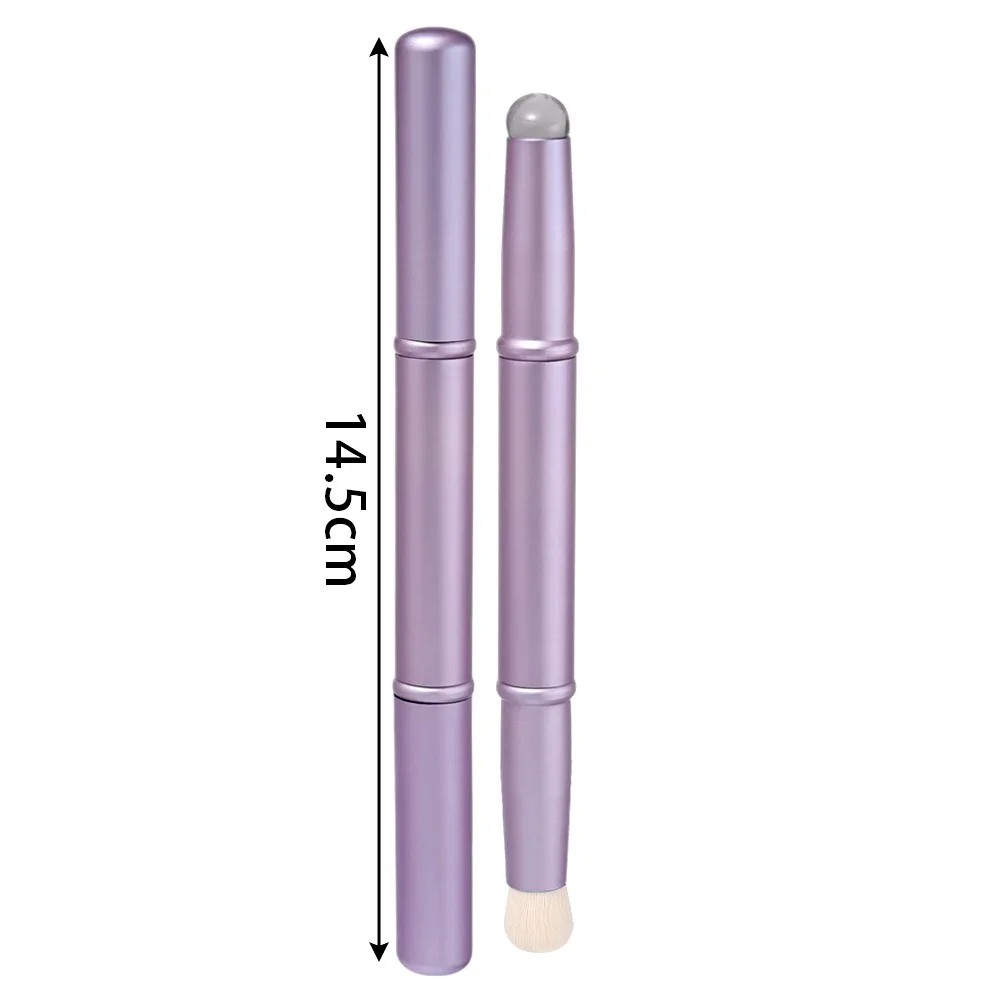 כיסוי ראש סיליקון שפתיים מברשת לכסות את קונסילר מברשת מקצועי אצבעות שפתון רך עגול ראש מברשת