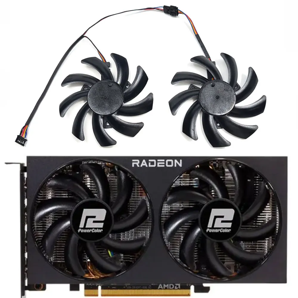 

Кулер T129215BU, 85 мм, FDC10H12S9-C, RX 6700XT, 6600XT, для видеокарты PowerColor RX 6700XT, 6600XT, 6500XT, 6650XT