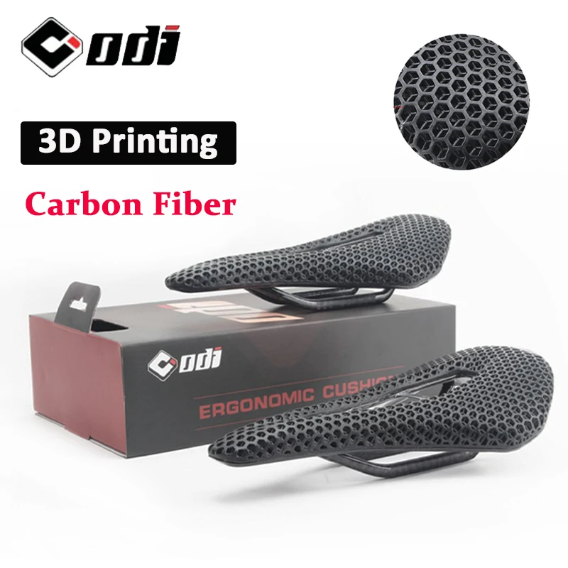 ODICarbonFiberSaddle3DUltralightRoadBikeSeatMTBCarbonCushion