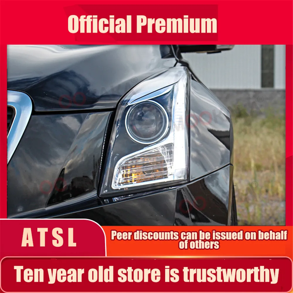 

Car Styling Automotive Accessories Headlight For Cadillac ATS 2014 2015-2018 ATS-L Headlight xenon lamps LED led Head Lamp