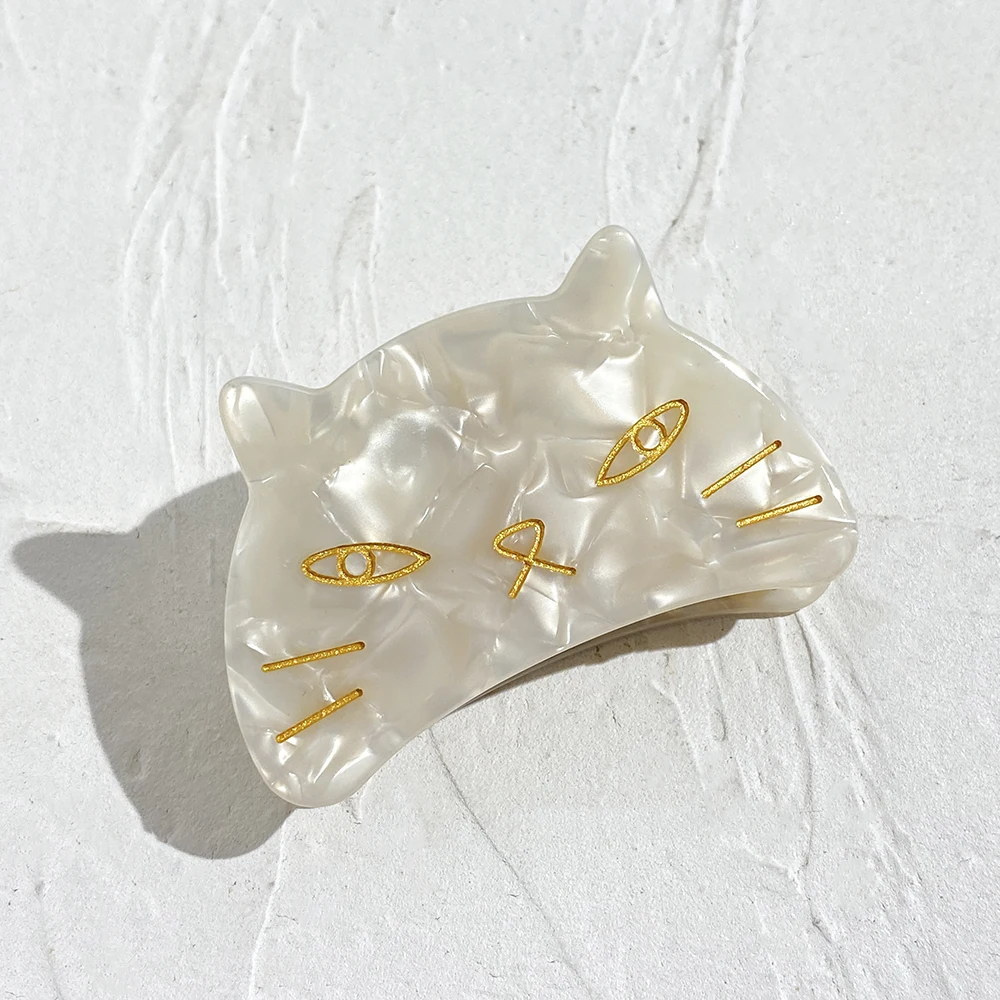 

Забавный Ацетатный зажим для волос в виде кота, животного, акулы, коготь для женщин, индивидуальный подарок друзьям, головной убор, Шпилька для волос, аксессуары для волос 2024