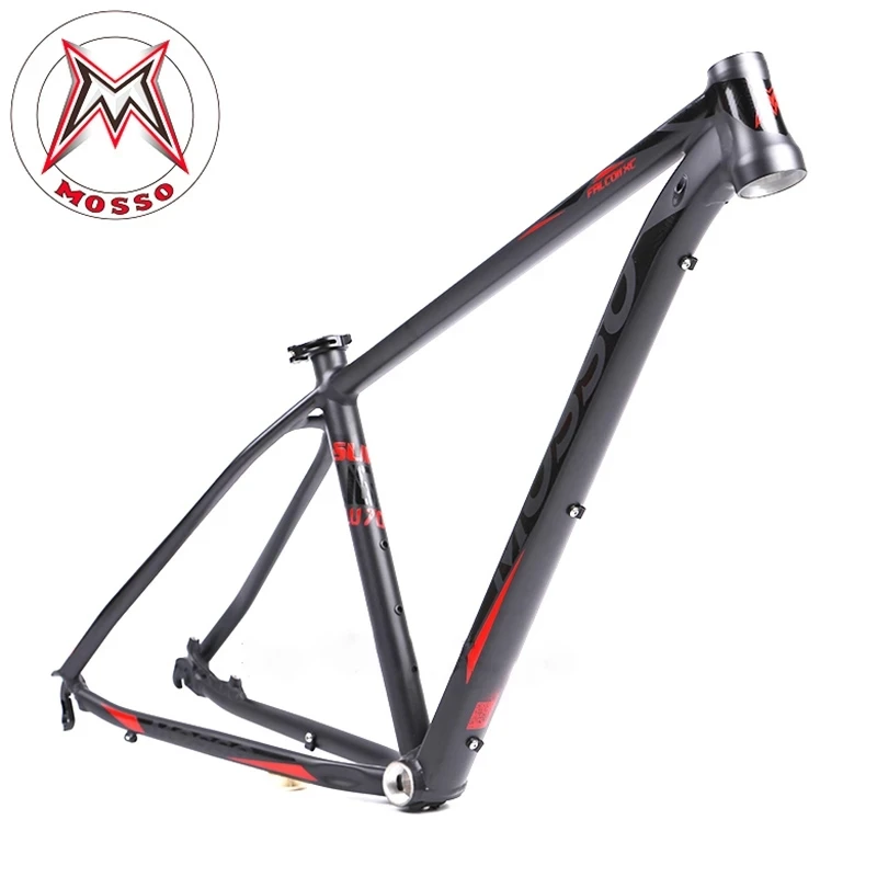 29ER MOSSO 919XC Mountain Bike Frame Ultra light Aluminum Alloy Disc Brake Internal Routing QR