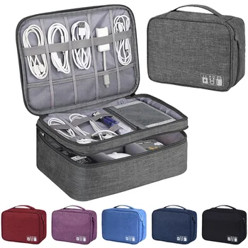 Portable Electronic Cable Organizer Bag 1