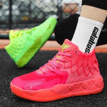 Three-ball generation Lamelo Ball basketball shoes Yin-yang high-top practical youth student basketball shoes men's sports shoes 1