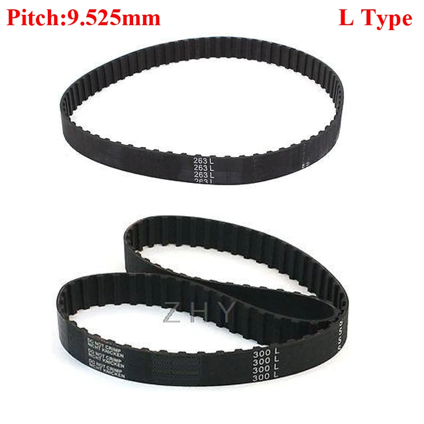 

791L 804L 813L 211 214 217 Tooth 2009.78mm 2038.35mm 2066.93mm Long 20mm 25mm Width 9.525mm Pitch Cogged Synchronous Timing Belt