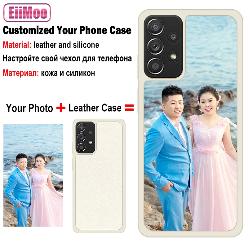 Personalized Photo Phone Case – Premium Silicone, Glass, or Leather Cover