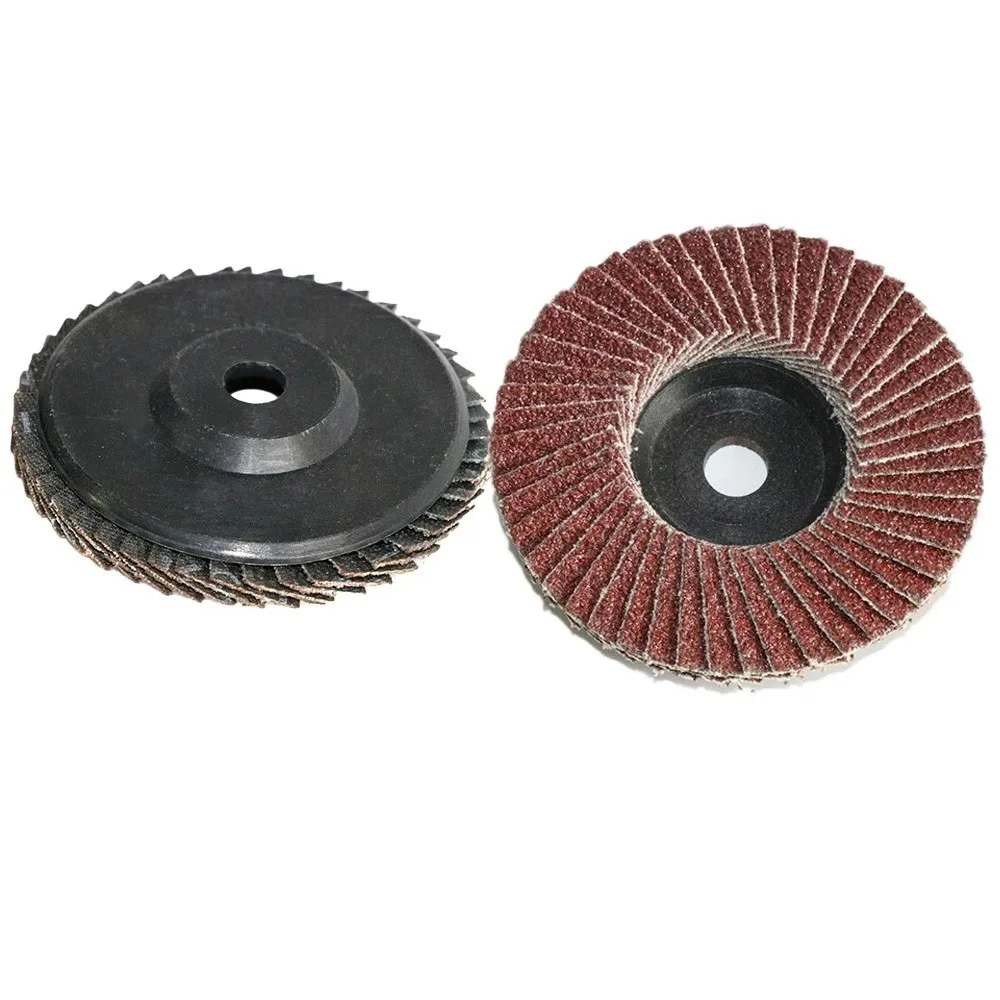 3inch Flap Discs 75mm 80 Grit 10mm Hole Diameter Abrasive Angle Grinder Flap Disc Sanding Disc Zirconium Corundum