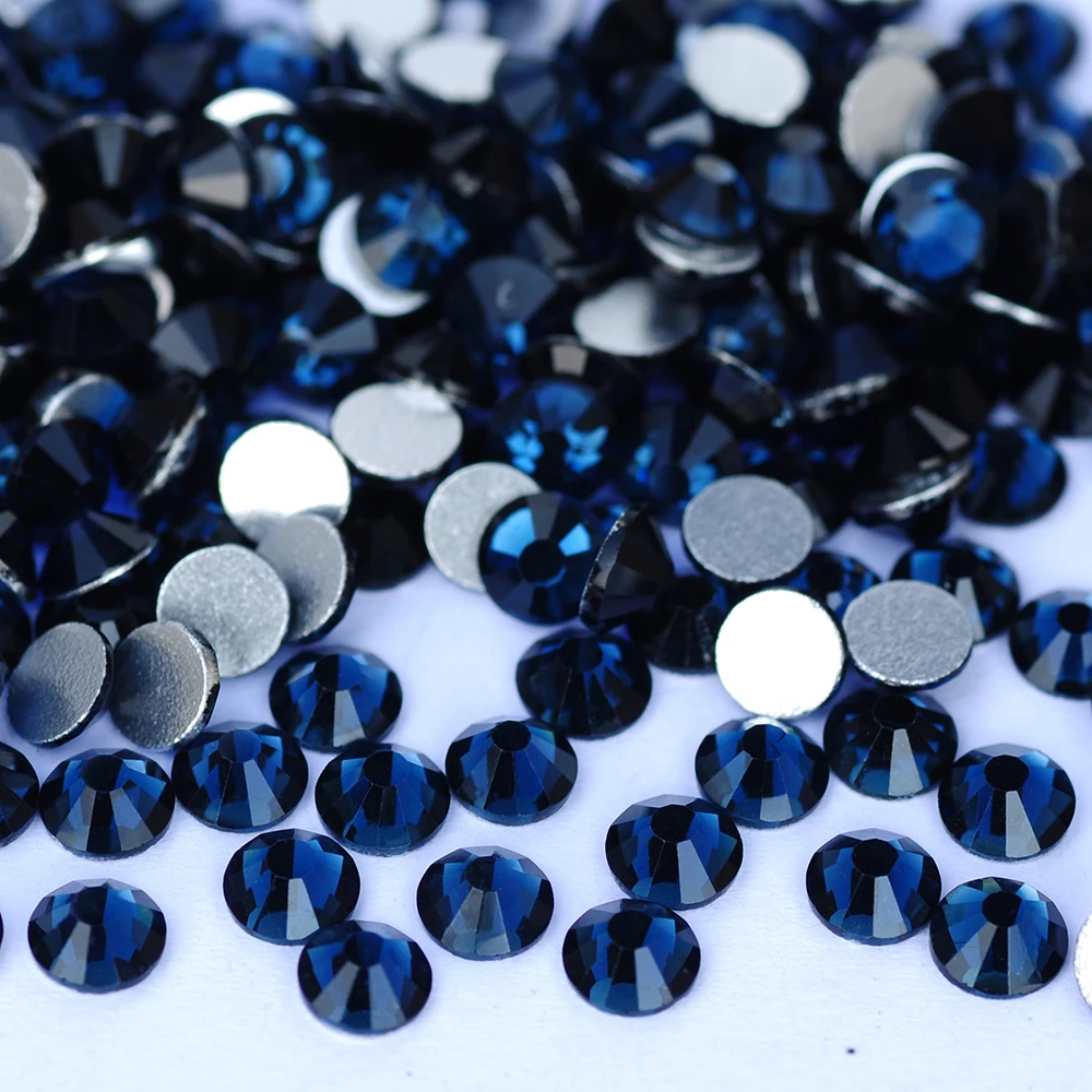 Montana 3D Nail Art Strasssteine SS3 SS4 SS5 SS6 SS8 SS10 SS12 SS16 SS20 SS30 Kristallnagel Nicht Hot Fix Strass Bekleidungsdekorationen – Detail 5