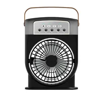 Ventilateur de pulvérisation silencieux 5 en 1 avec humidification de l'air, réservoir 600 ml, 180 °   sortie d'air, 360 °   circulation d'humidité de l'air, noir 1