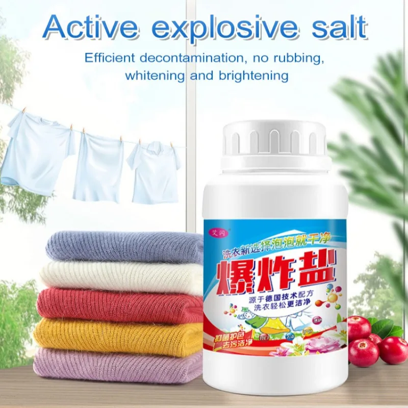 Explosive SaltStrong Stain RemovalBaby Color Bleaching PowderDe-yellowing and WhiteningColorful ClothesColor Bleaching Agent
