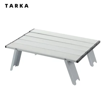 TARKA 미니 접이식 테이블, 경량 백팩, 관광 피크닉 캠핑 테이블, 알루미늄 합금, 소형 접이식 테이블, 캠핑 용품