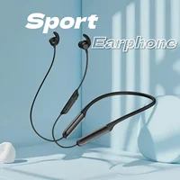 Nurati Neckband Sport Headphones Smart Magnetic On/Off Dual Battery Long-Lasting Stable Wearing for Running BT Wireless Earphone
