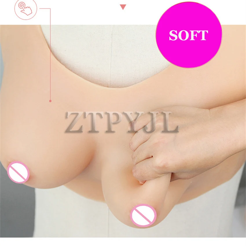 Silicone Breast Forms A-E Cup Realistic Fake Boobs Tits Enhancer Crossdresser Transgender Crossdressing Artifical Huge Chest