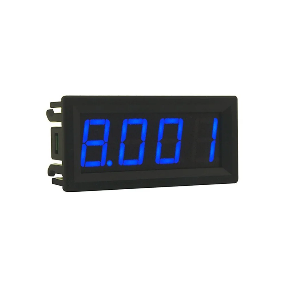 VOLTMETRO DC 12V Voltmetro LED Digitale Amperometro Misuratore Rotondo Corrente Impermeabile EUR - Foto 14