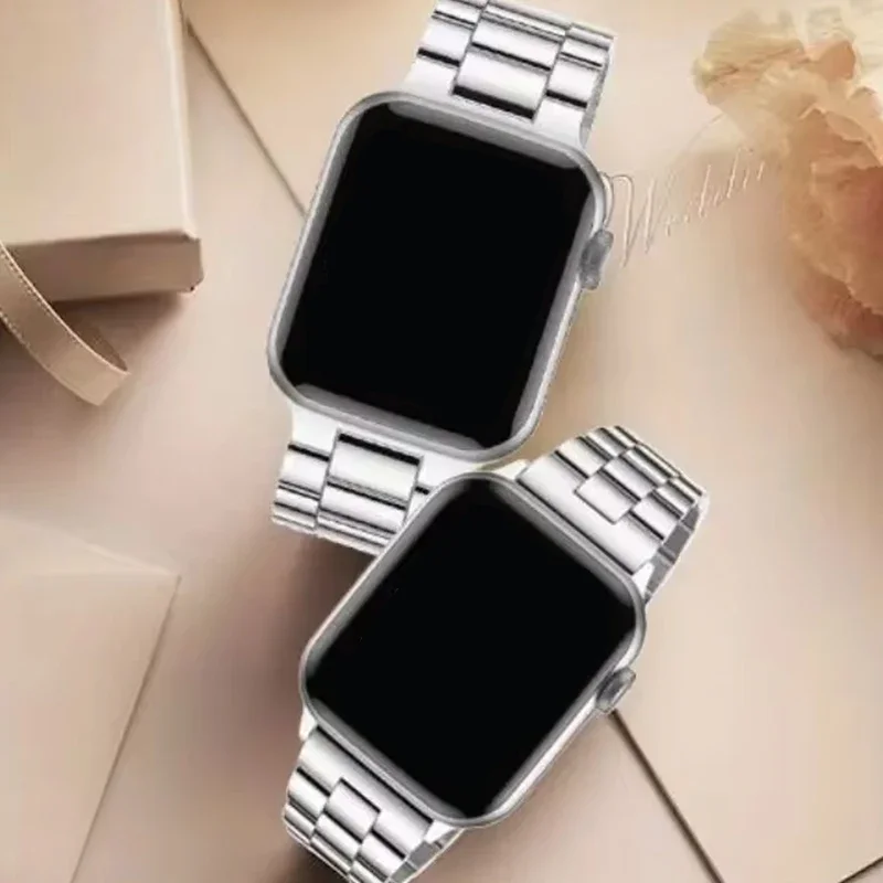 Premium Stainless Steel Watch Strap - Elegant Metal Bracelet Replacement