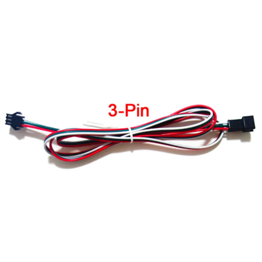 1M 2M 3M 2pin 3pin 4pin ARGB JST SM Plug Extension Male/female Eire Connector Cable for Led Light Driver CCTV flashlight driver board,led lamp driver