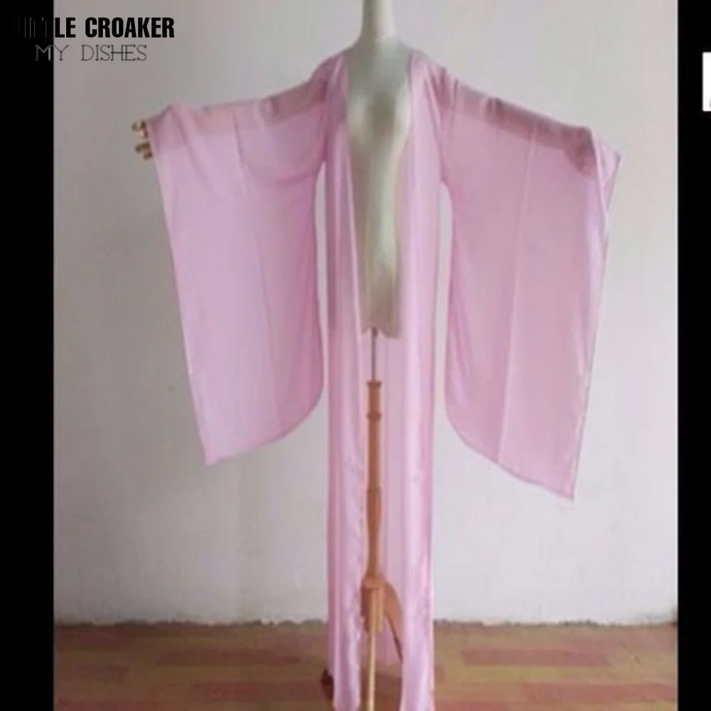 Chinese Traditional Costumes Adult Hanfu Coat White Fairy For Women Classical Folk Dance