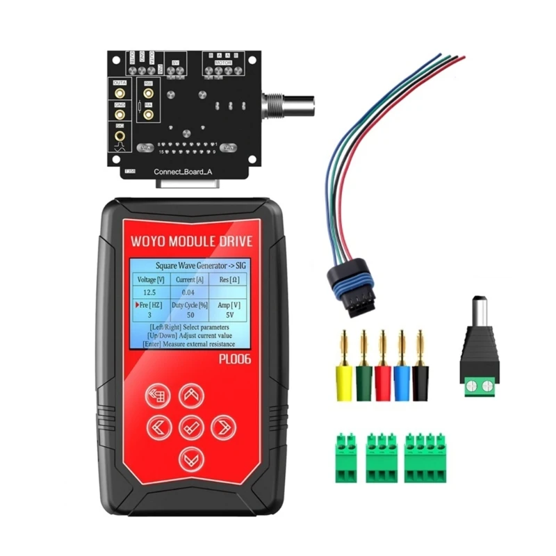 

094D Car Ignition Coil Tester Injector Solenoid Stepper Motor Diagnostic Tool Auto Signal Simulator with 4.5inch Screen