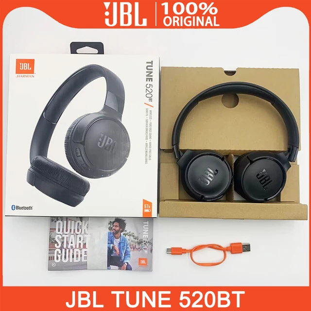 JBL Tune 520BT T520BT Original Wireless Bluetooth 5.3 Headphone Multi-Point  Connection Headset Pure Bass Sounds Music Earphone - AliExpress