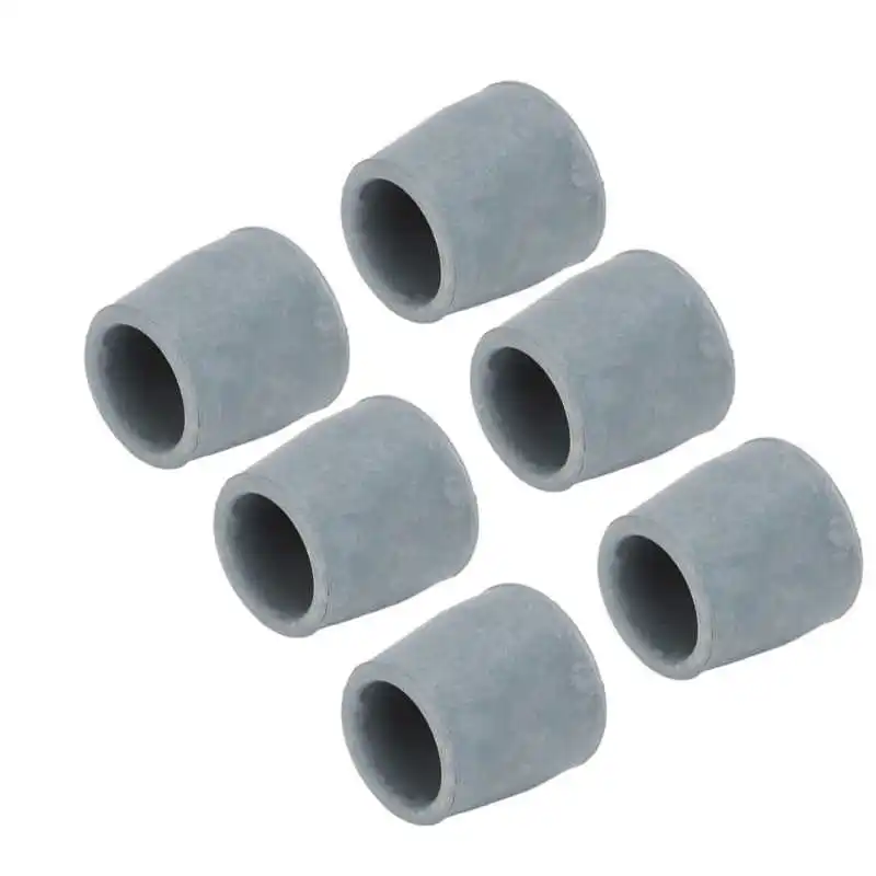 

10pcs Rubber Crutch Tip Set Professional Gray Anti-Slip Cane Walker Tip Replacement Accessory 28mm/19mm