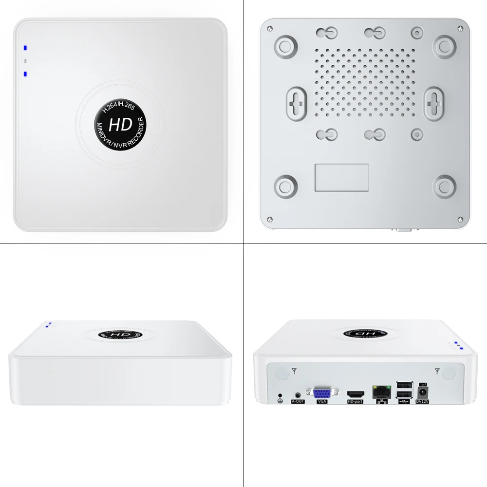 Network Video Recorder H.265+ Mini CCTV NVR 16/8/9/32CH Full HD 8MP 4K/5M/4M/3M/1080P Video Recorder Face Detection P2P For IP Camera Security System