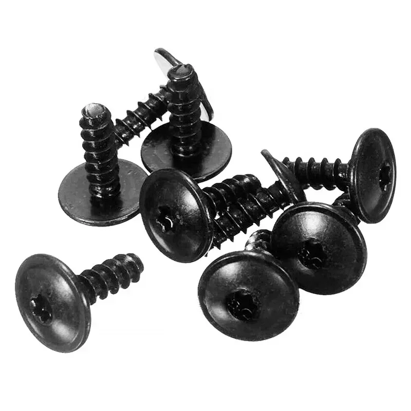 Car Accessories Auto Fasteners Car Screws 20/40/60pcs M5*16mm Fender Liner Screw Splash Guard Screws T25 Torx Drive For VW Audi N90775001