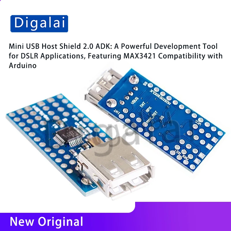 Mini USB Host Shield 2.0 ADK: Ein leistungsstarkes Entwicklungstool für DSLR-Anwendungen, mit MAX3421-Kompatibilität mit Arduino
