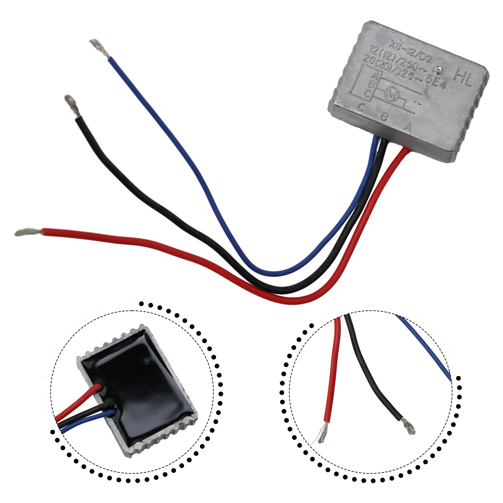 250V 16A Soft Start Switch Soft Start Current Limiter Module For Angle Grinder Fittings Power Tool Replacement Accessories soft start switch current limiter for angle grinder power tools brushed motor 230v to 12 20a retrofit module power accessories