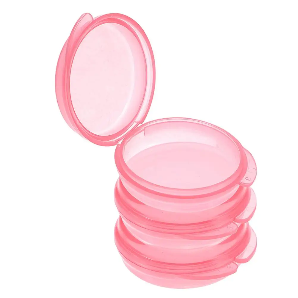 Compact 3-Piece Travel Pill Organizer Set - Round Portable Medicine Dispenser and Storage Case