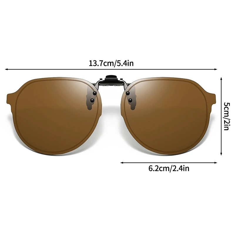 Polarized Clip-On Sunglasses