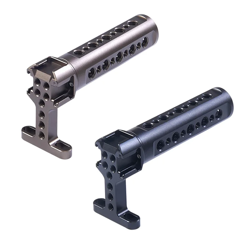 

1 PCS Rabbit Cage Metal Photography Equipment 3 Head Hot Single Camera Top Lift Handle ,Bronze