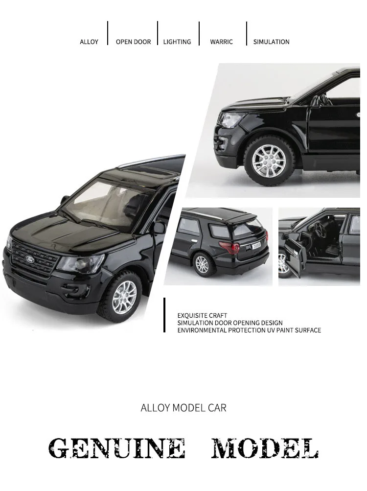 1:36 Ford Explorer Alloy Car Model Diecasts & Toy Vehicles