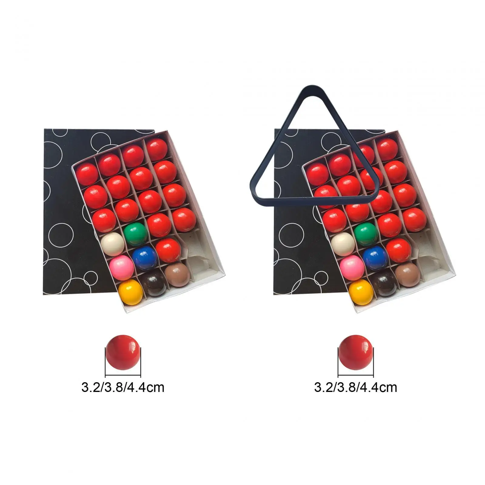 Palline da biliardo da biliardo, 16 pezzi 32mm Palline da biliardo da biliardo in resina ecologica in resina di poliestere Set di palline da biliardo Set Mini Palline da biliardo Giocattolo Tavolo
