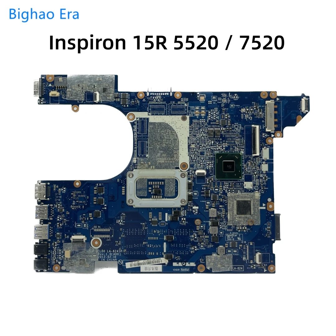 Laptop Placa-mãe Qcl00 La8241p para Dell Inspiron 15r 5520 7520 com Hm77 Hd7670m Hd7730m 1gb Gpu Cn0n35x3 04p57c 06d5dg - Imagem 6