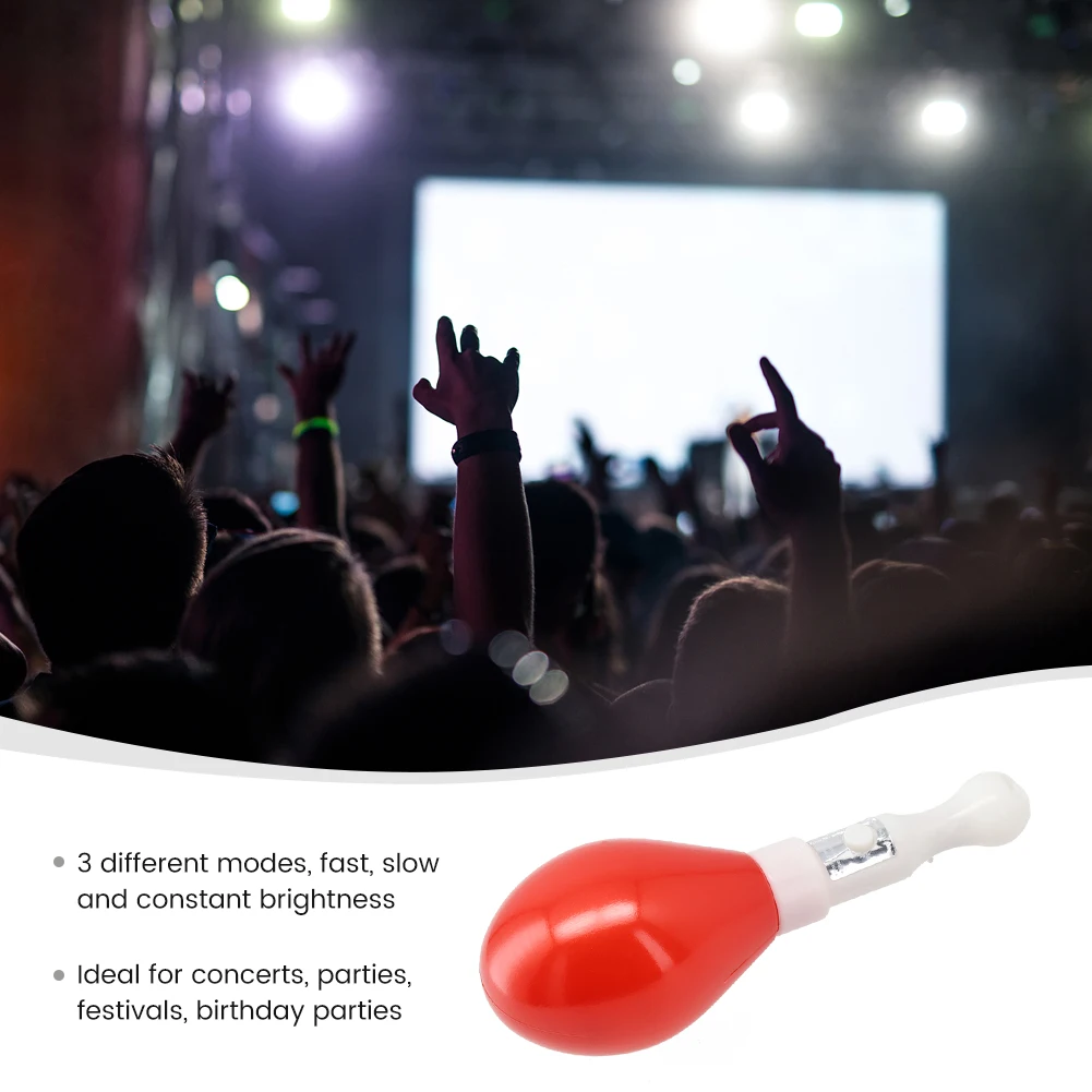Description Picture 6 of item1Pcs Multi-Color LED Maracas Flashing Light Lamp Sensory Glowing Sand Hammer Toys Music Learning-Instruments For Concerts/Party
