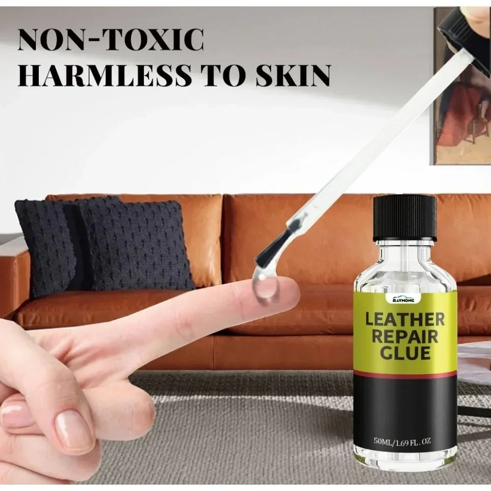 Leather Repair Gel Liquid Leather Repair Gel Skin Refurbish Tool Holes Scratch Cracks Restorer For Car Seats Sofa Jacket Purse Shoes