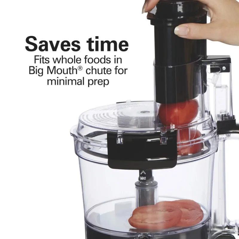 Hamilton Beach Stack & Snap Food Processor, 10 Cup Capacity, New, 70723 6